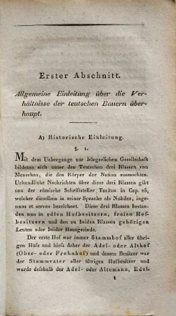 Das Institut der Reallasten auf teutschen Bauergütern, nach seinen Hauptmomenten dargestellt : ein germanistischer Versuch