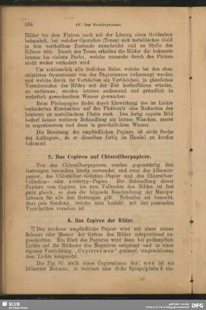 2. Das Copiren auf Chlorsilberpapier.