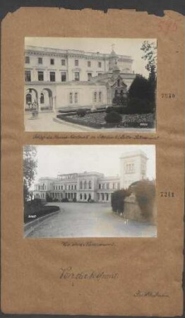 Schloß des Kaisers Nikolaus II. in Livadia bei Jalta: Vorderansicht