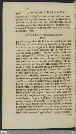 CCLXXXVIII. De Rustico quodam Hesso