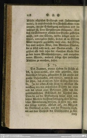 §. 73. Vom päbstlichen Banne