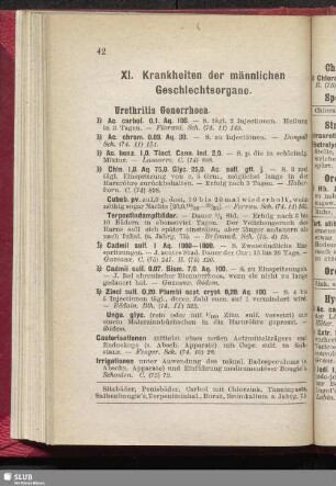 XI. Krankheiten der männlichen Geschlechtsorgane