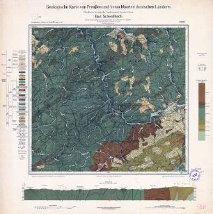 [5814] Bad Schwalbach, Geologische Karte von Preußen und benachbarten deutschen Ländern