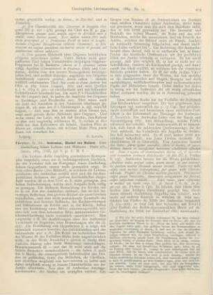 463-465 [Rezension] Förster, Th., Ambrosius, Bischof von Mailand. Eine Darstellung seines Lebens und Wirkens