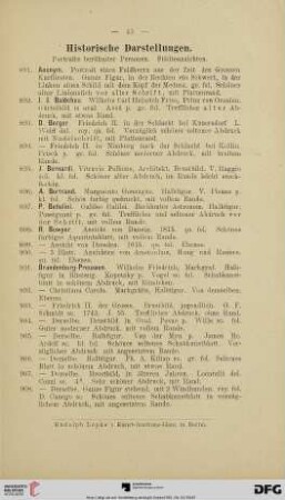 Historische Darstellungen (Nr. 891 - 1064)