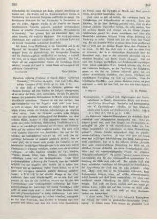 345-346 [Rezension] Emerton, Ephraim, Unitarian thought