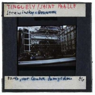 Paris, de Saint Phalle, Tinguely, Fontaine Stravinsky