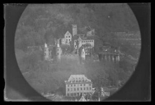 Gesamtansicht Burg Wertheim (runde Form)