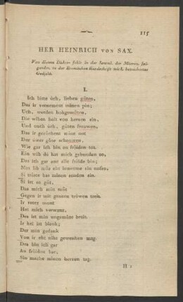Her Heinrich Von Sax.