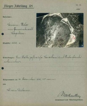 Foto des Gemeindeweihers im Gemeindewald Largitzen (Luftbild)