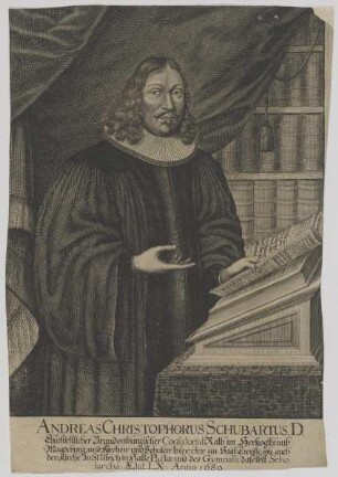 Bildnis des Andreas Christophorus Schubartus