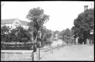 Bautzen. Hammermühle und Blick auf die Spree