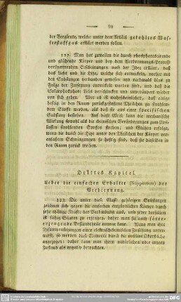 Drittes Kapitel. Ueber die einfachen Erhalter (Supporters) der Verbrennung