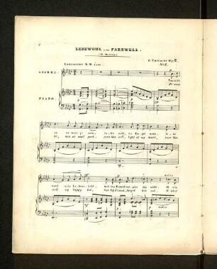 Lebewohl. - Farewell.