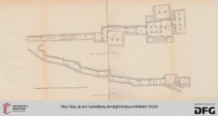 Plan et coupe du tombeau de Séti Ier