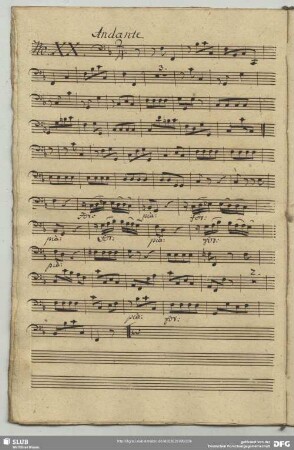 20. Anonymus, Andante, F-Dur