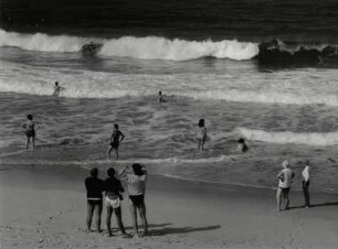 Am Stand von Biarritz