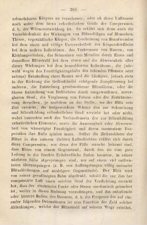 Ein merkwürdiger Blitzschlag