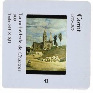 Corot, Die Kathedrale von Chartres