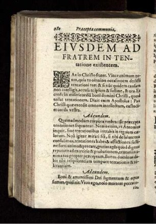 Eiusdem Ad Fratrem In Tentatione existentem