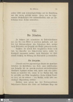 VIII. Die Alkalien