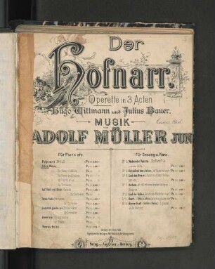Felisa-Walzer : Operette in 3 Acten; für Piano ...