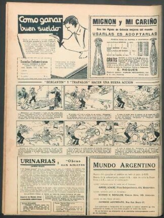 "Bergantín" y "Trapalón" hacen una buena acción [Cómic]