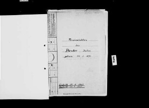 Bender, Justus; geb. 1870; Vorsitzender