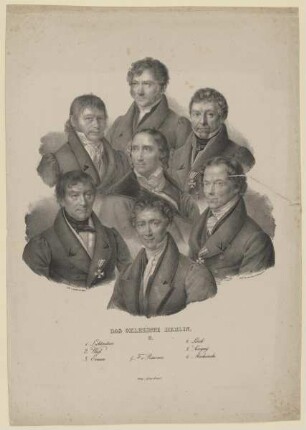 Gruppenbildnis mit Hinrich Lichtenstein, Christian Samuel Weiss, Paul Erman (Das Gelehrte Berlin II.)