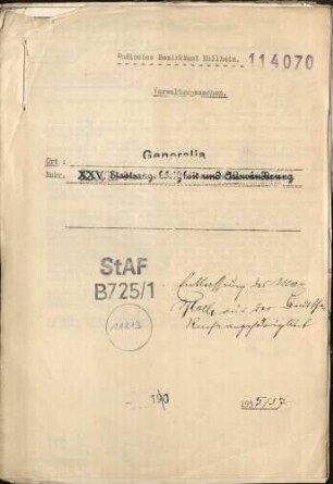 Entlassung aus dem badischen Staatsverband: M. Bloch, Sulzburg, in Luxemburg