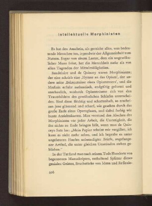 Intellektuelle Morphinisten