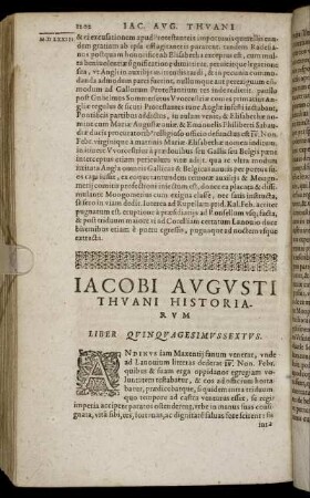 Liber Quinquagesimus Sextus.