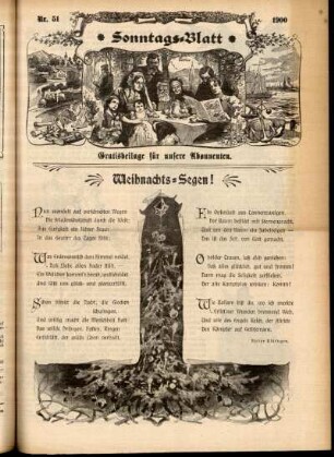 Ausgabe vom Sonntag, den 23. Dezember 1900.