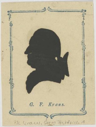 Bildnis des G. F. Kraus