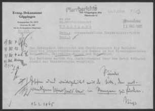 Oberwälden-Wangen: Inspektionsbericht 1965