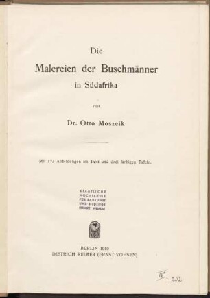 Die Malereien der Buschmänner in Südafrika