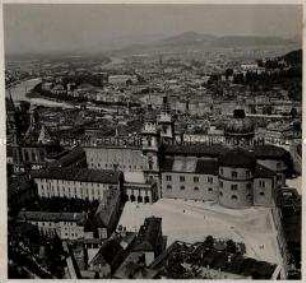 Salzburg, Blick von der Festung Hohensalzburg auf die Stadt