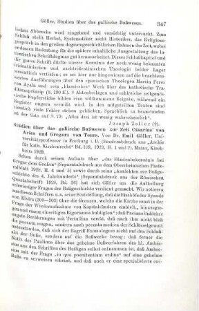 346-347 [Rezension] Herbst, Wilhelm, Das Regensburger Religionsgespräch von 1601