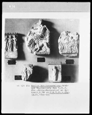 Weihrelief für Artemis
