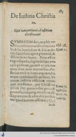 De Iustitia Christiana