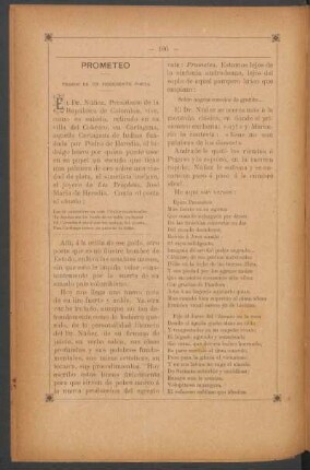 Prometeo : Versos de un presidente poeta