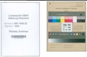 Entnazifizierung Everhard Richartz , geb. 17.09.1905 (Haendler)