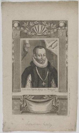 Bildnis des Sebastian Infelix, König in Portugal