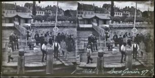 Schiffsanleger in Nyon