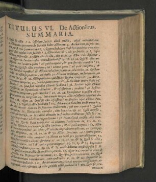 Titulus VI. De actionibus.
