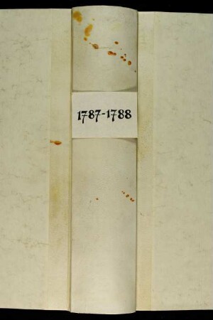 Ratsprotokolle, 1787 Juli 25. - 1788 Juli 17.