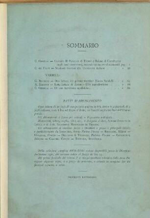 Archivio storico per Trieste, l'Istria e il Trentino. 4. 1889/95