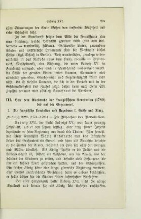 III. Von dem Ausbruche der französischen Revolution (1789) bis auf die Gegenwart