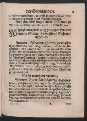 Was ist unterscheid der Christlichen Lere und anderer Secten ...
