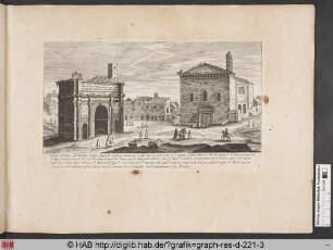 Vestigij dell'arco di Settimio Severo.